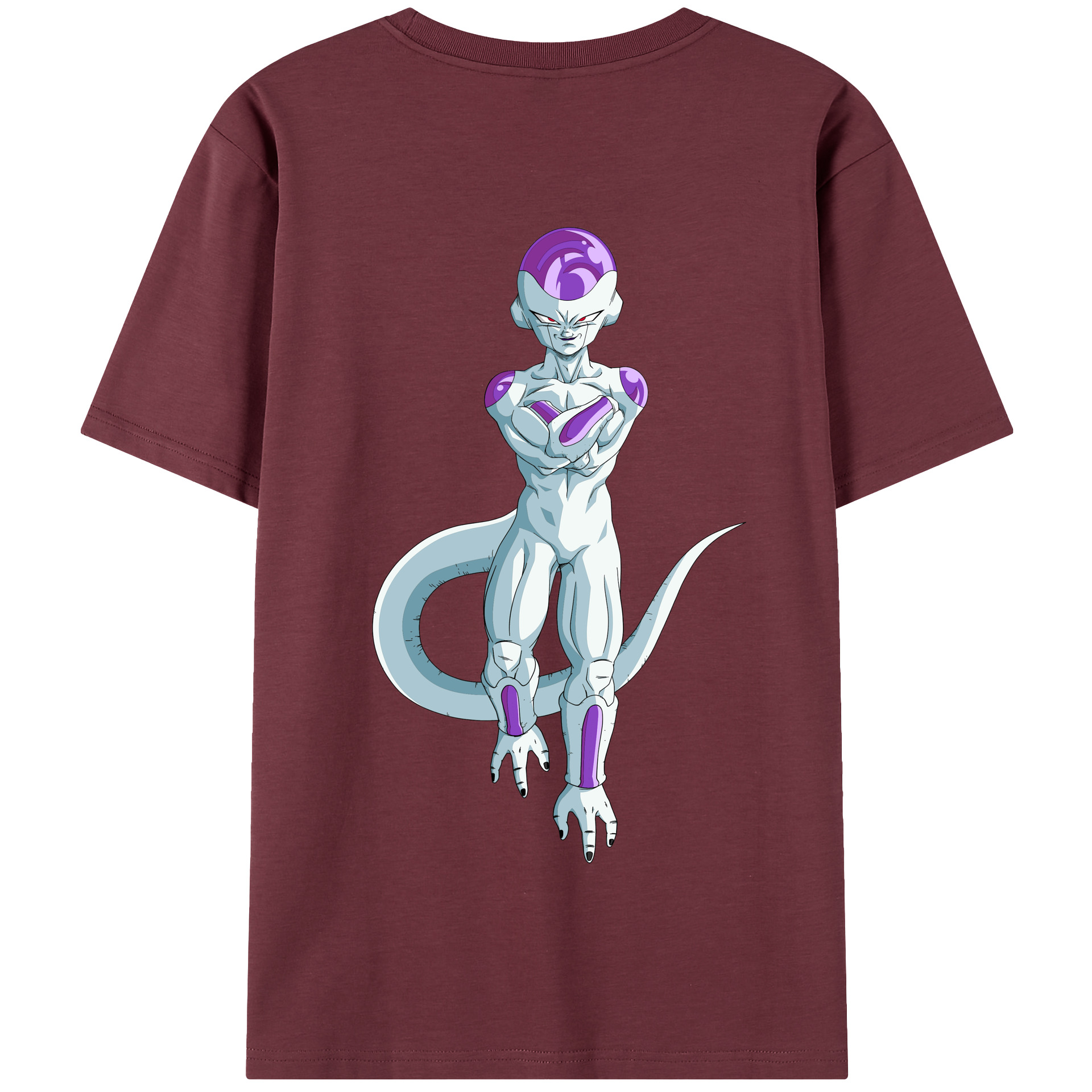 （画像用） ドラゴンボール フリーザ DRAGON BALL Frieza 綿100％半袖Tシャツ（背面プリント）